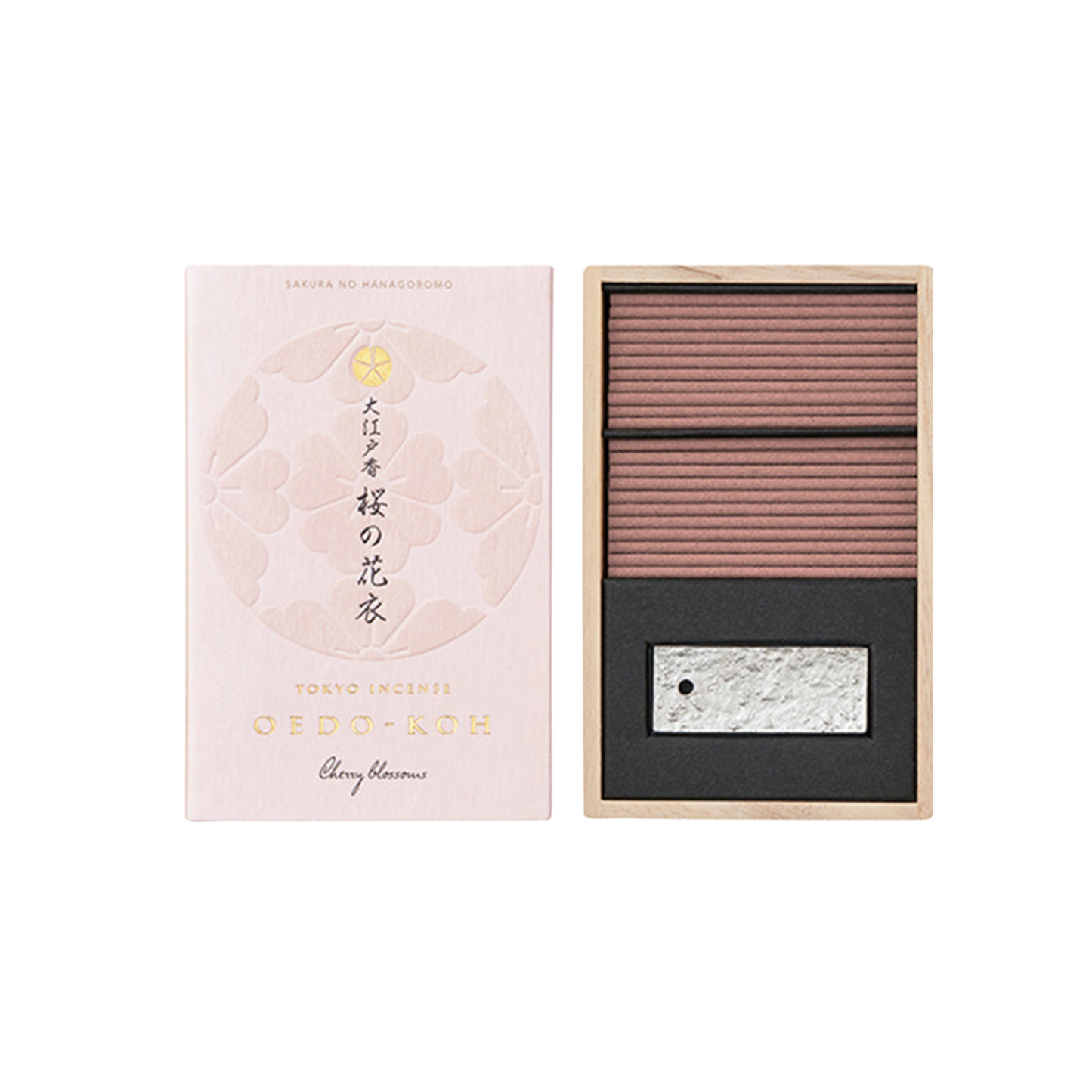 Oedo-Koh Incense Cherry Blossoms outer and interior packaging