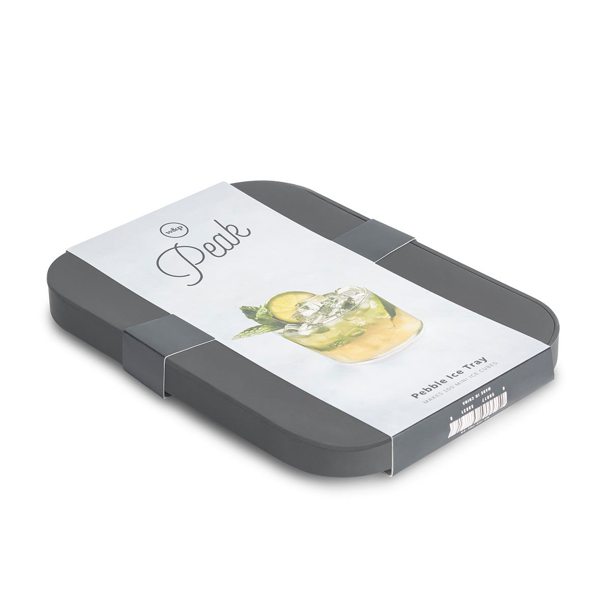 WP pebble ice cube tray packaging on white background