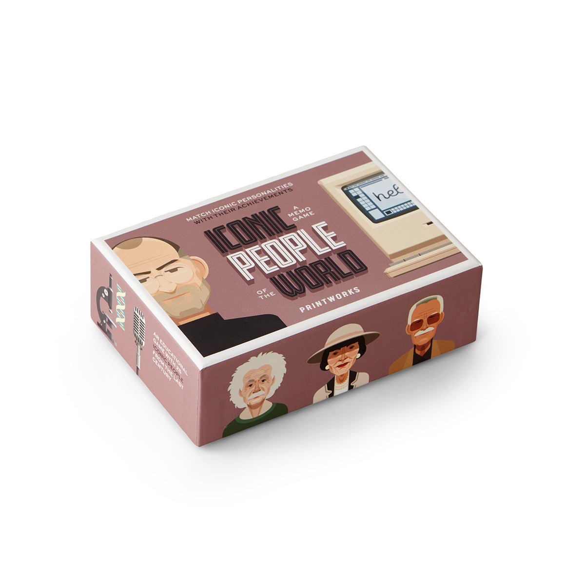 Printworks iconic athletes memory game box on a white background