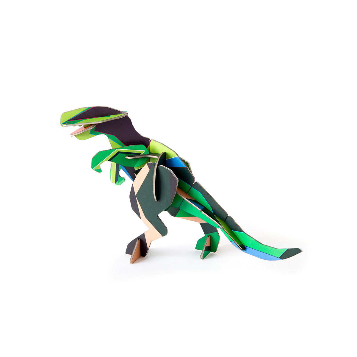 Studio Roof B6 creative play card t-rex standing on a white background