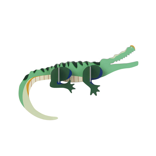 Studio Roof B7 crocodile jungle animals wall art on a white background