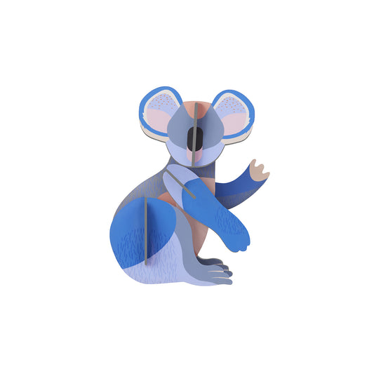 Studio Roof B7 koala jungle animals wall art on a white background