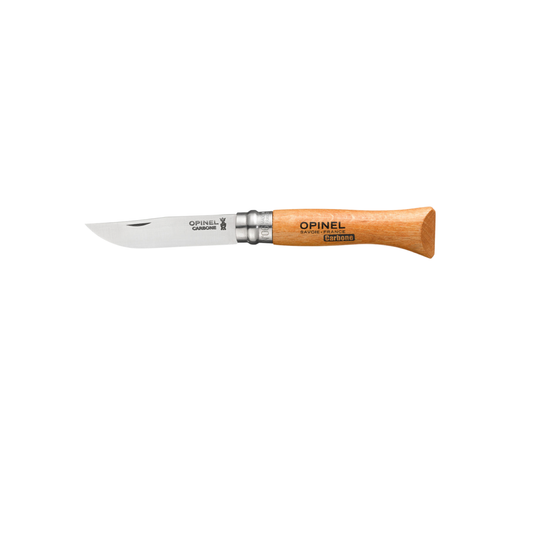 Opinel Traditional Folding Knife No6 Carbon Steel Beech