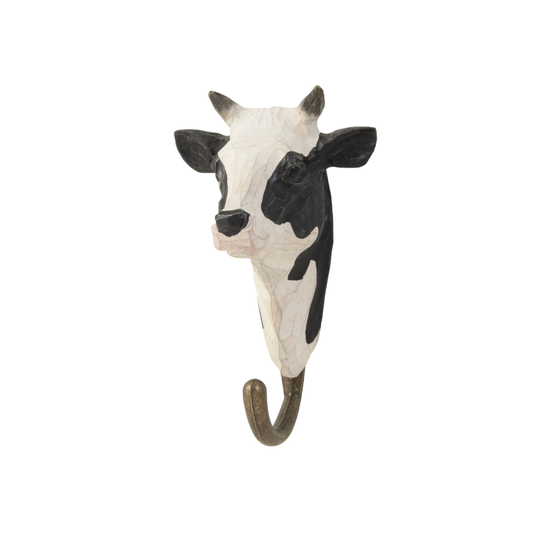 Wildlife Garden Wall Hook Cow out of packaging front view