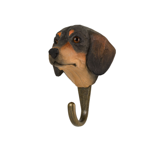 Wildlife Garden Wall Hook Dachshund out of packaging front view