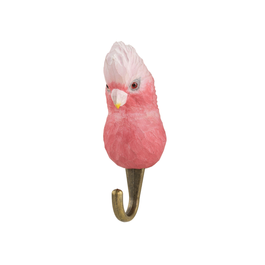Wildlife Garden Wall Hook Galah out of packaging front view