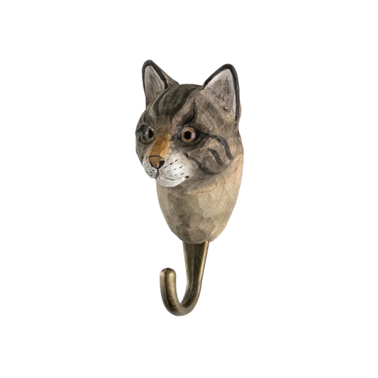 Wildlife Garden Wall Hook House Cat out of packaging 