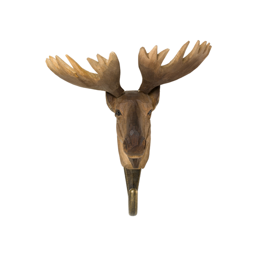 Wildlife Garden Wall Hook Moose out of packaging 