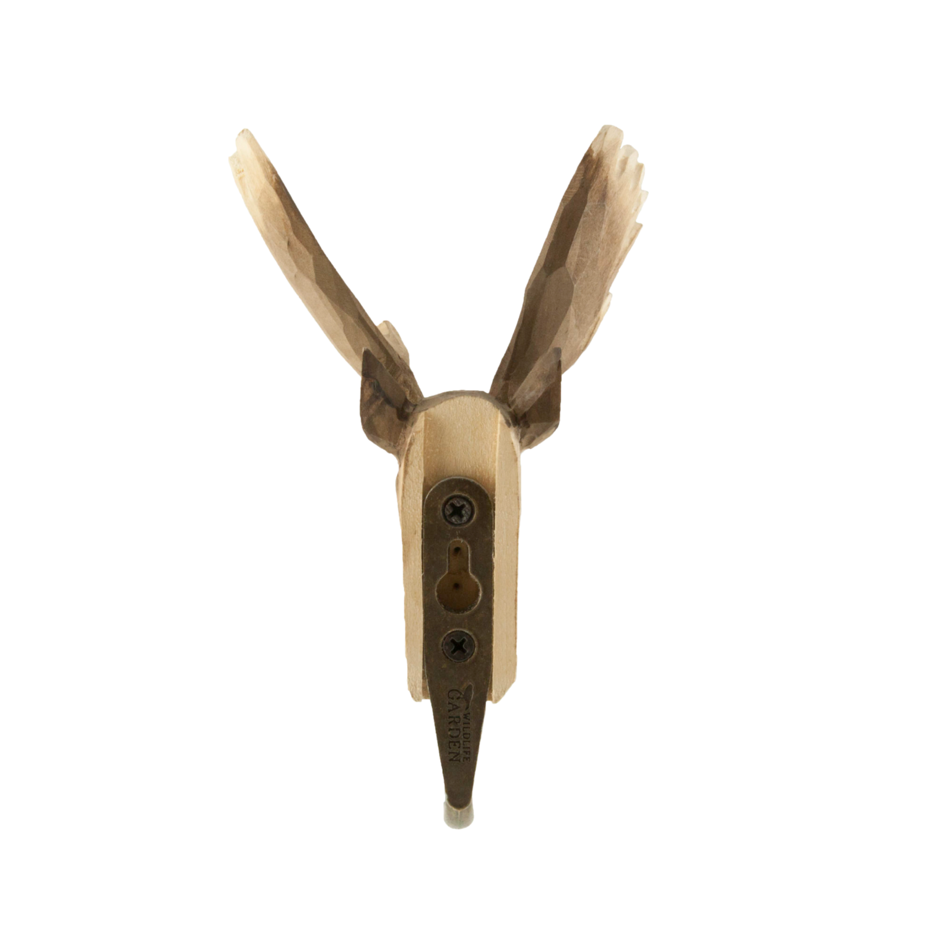 Wildlife Garden Wall Hook Moose back view out of packaging 