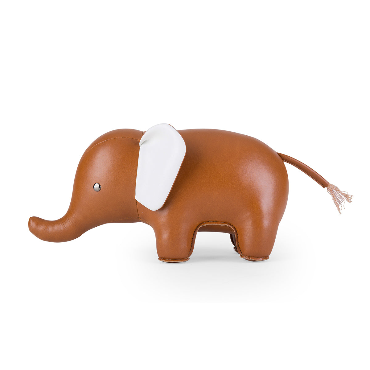 Zuny's Bookend Classic Elephant Tan shown in profile.
