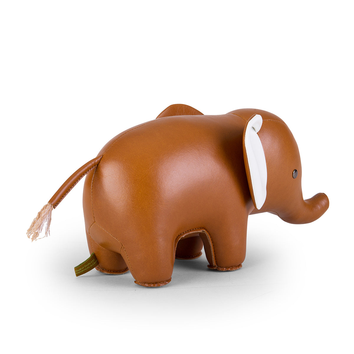Zuny's Bookend Classic Elephant Tan shown from back
