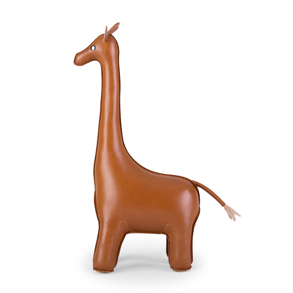 Zuny's Bookend Classic Giraffe Tan shown in profile.