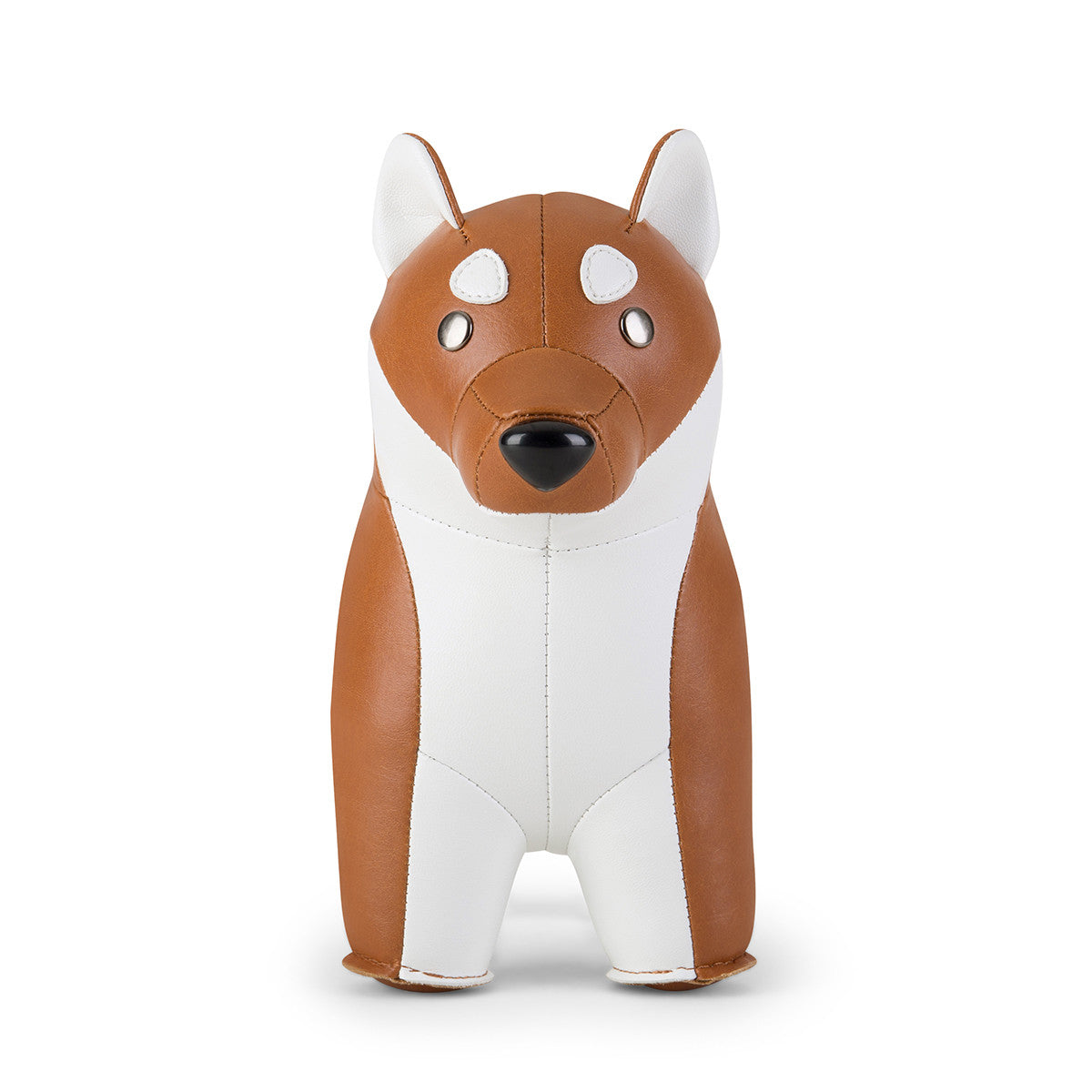 Zuny's Bookend Classic Shiba Inu Tan shown from front
