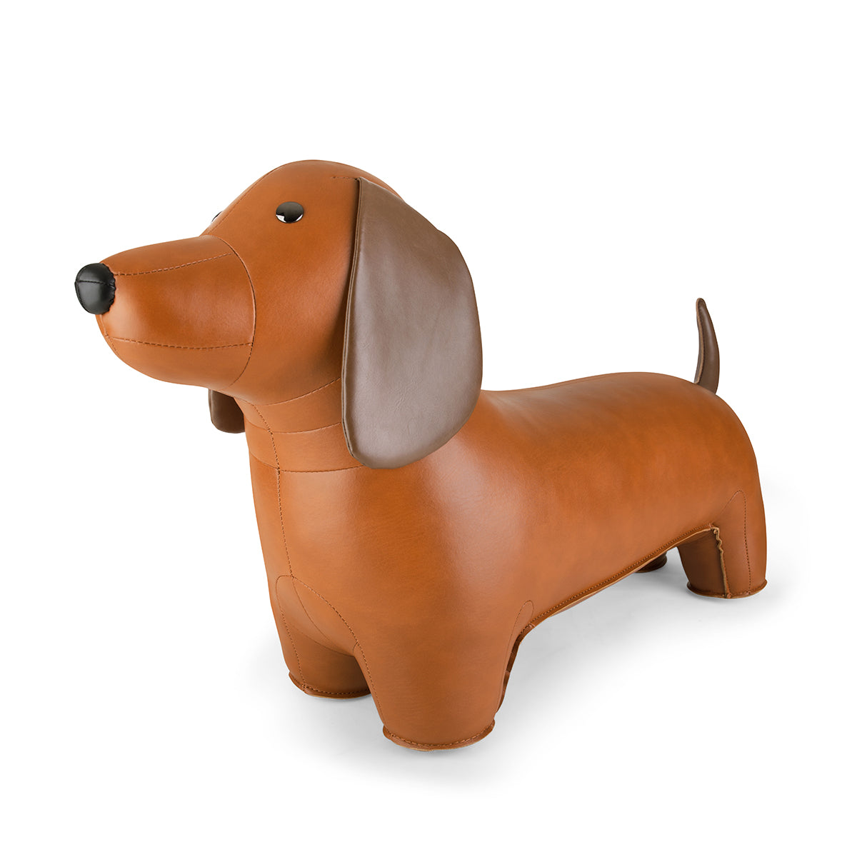 Stool Classic Dachshund Tanby Zuny shown front on at an angle.