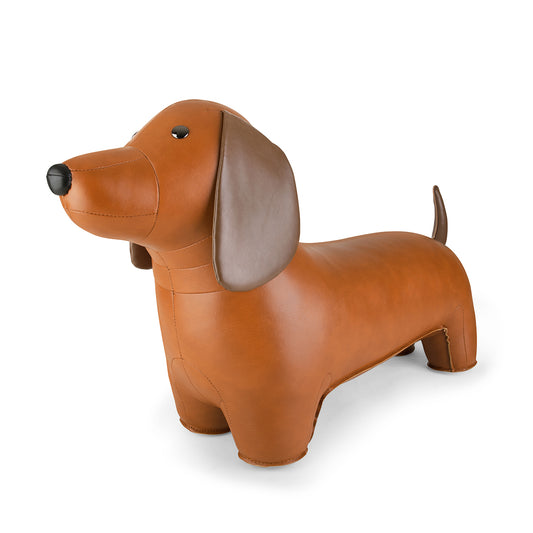 Stool Classic Dachshund Tanby Zuny shown front on at an angle.