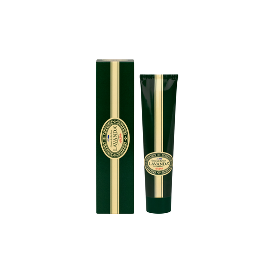 Ach Brito Lavanda shaving cream 100ml tube next to packaging box