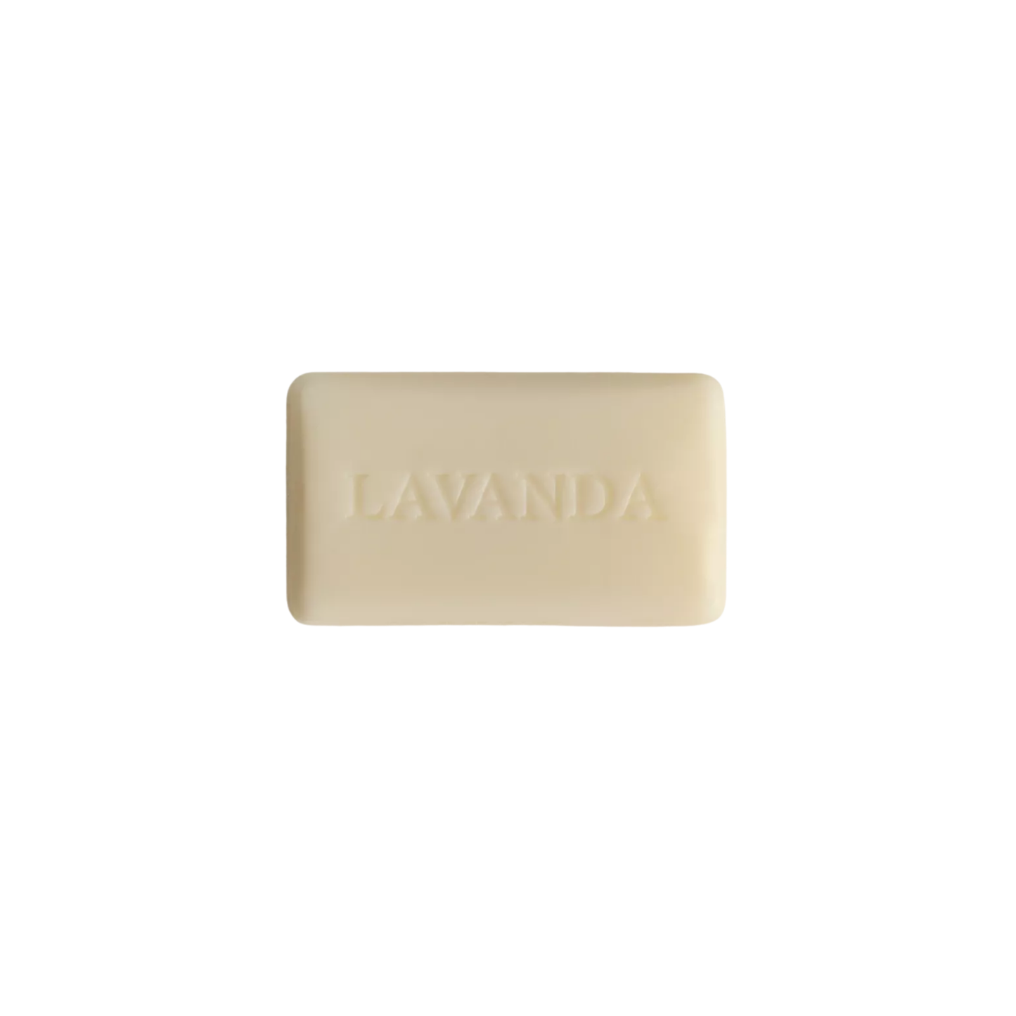 Ach Brito Lavanda soap bar 125g out of packaging front view 