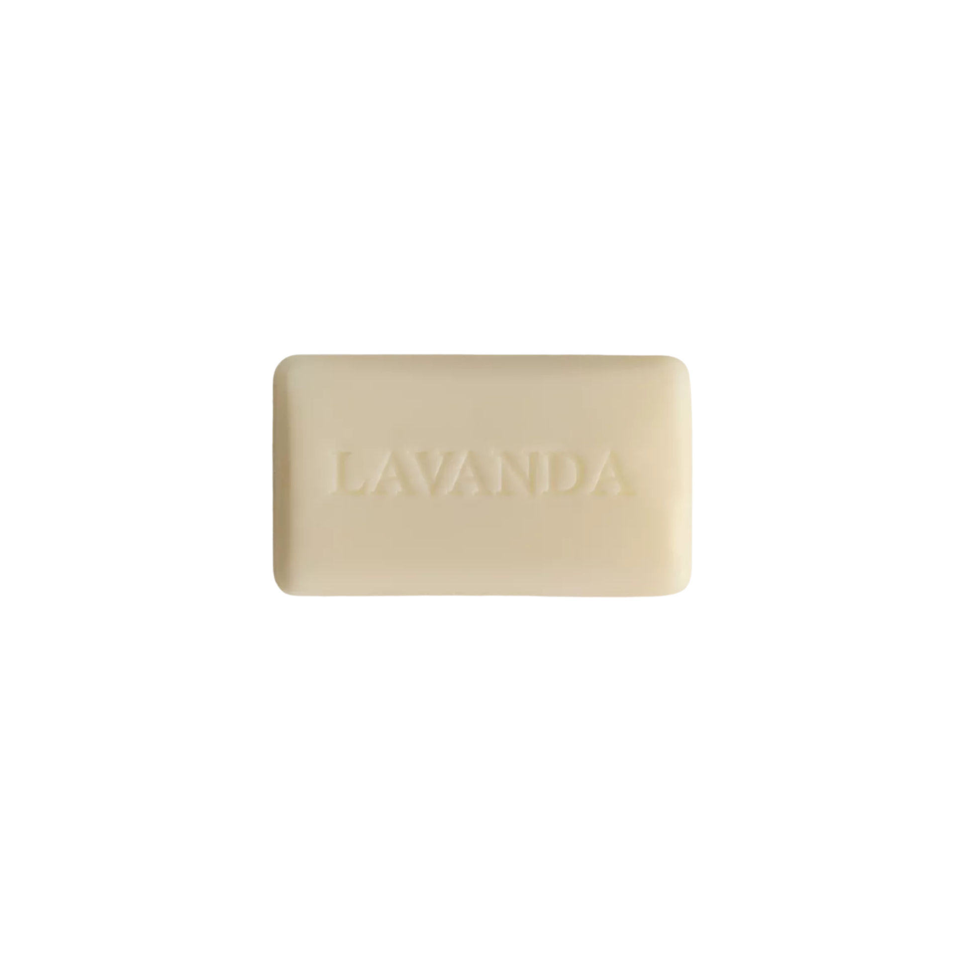 Ach Brito Lavanda soap bar 125g out of packaging front view 
