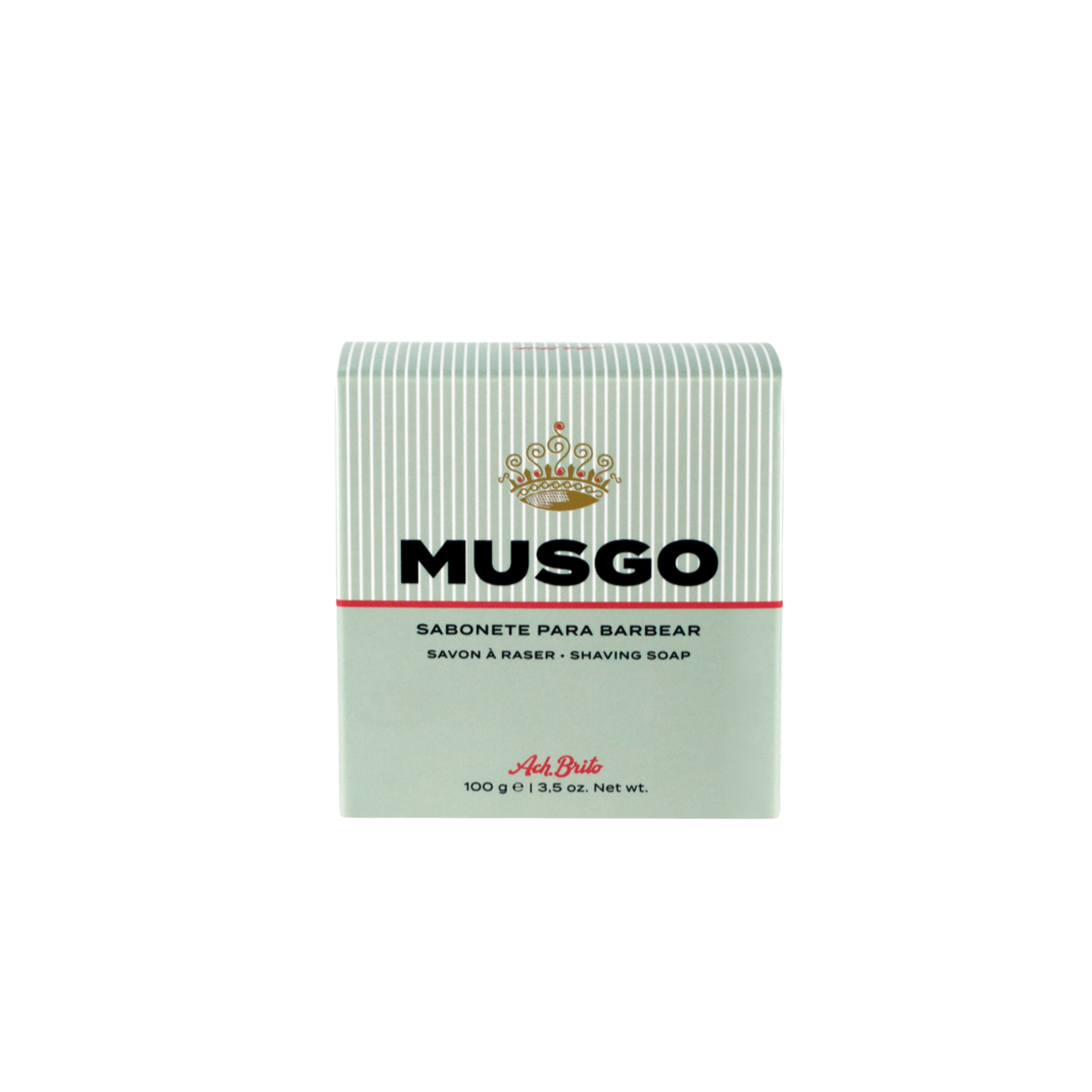 Ach Brito Musgo shaving soap 100g in packaging box front view