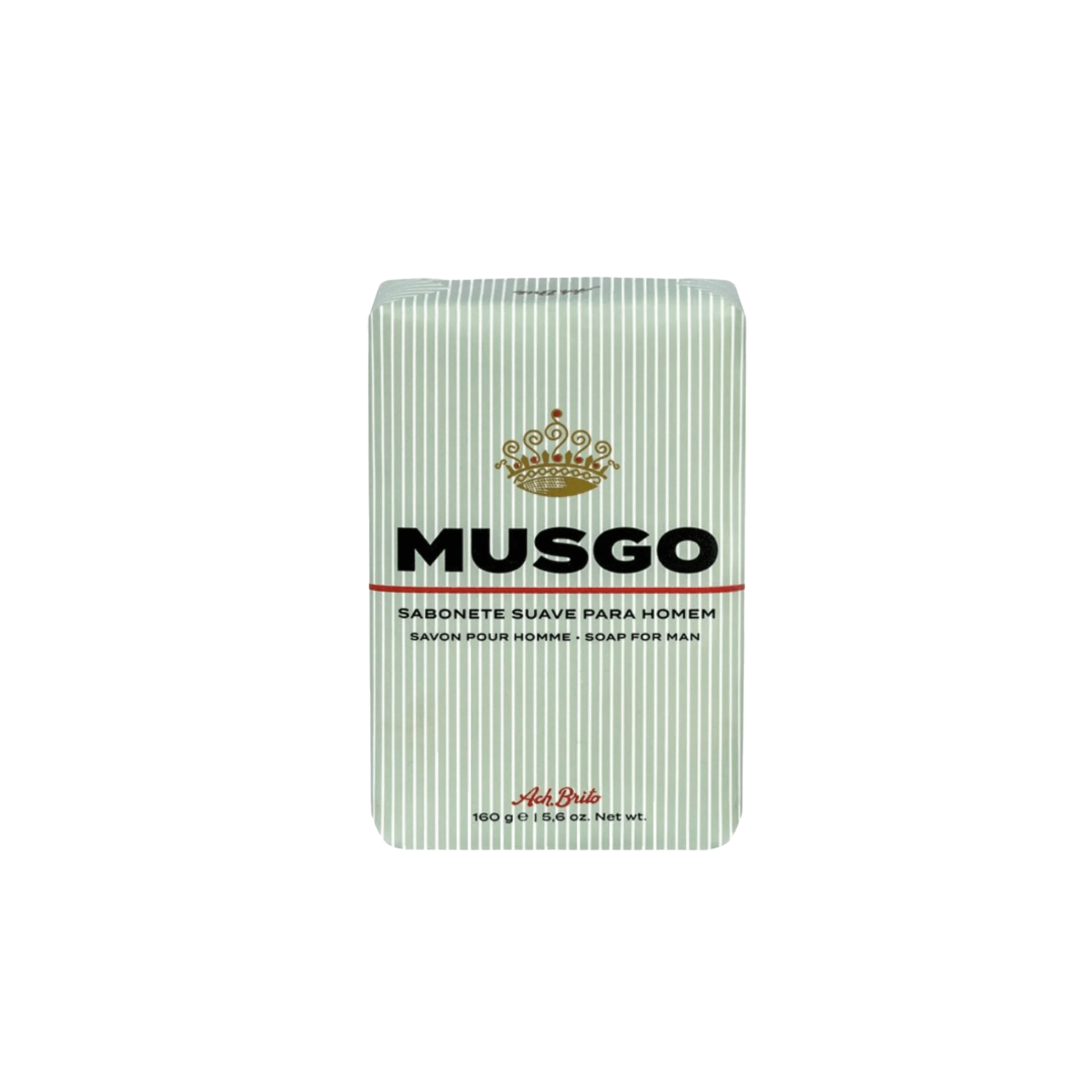 Ach Brito Musgo shaving sopa 160g in packaging wrapper front view 