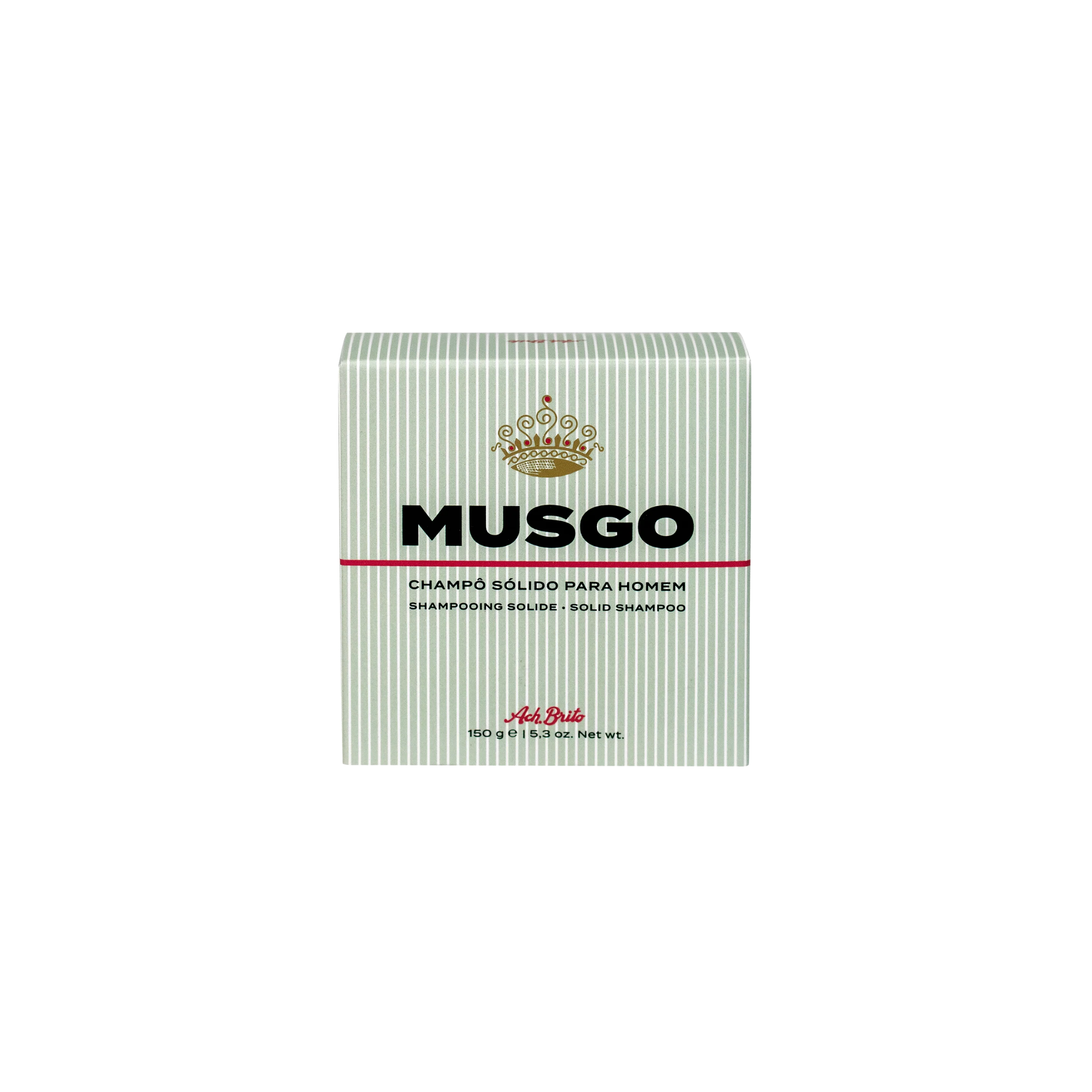 Ach Brito Musgo solid shampoo 150g packaging box front view