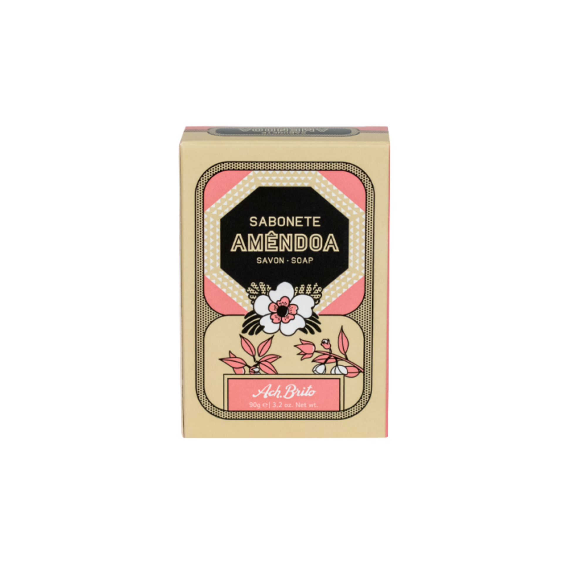 Ach Brito specialty soap almond 90g front view