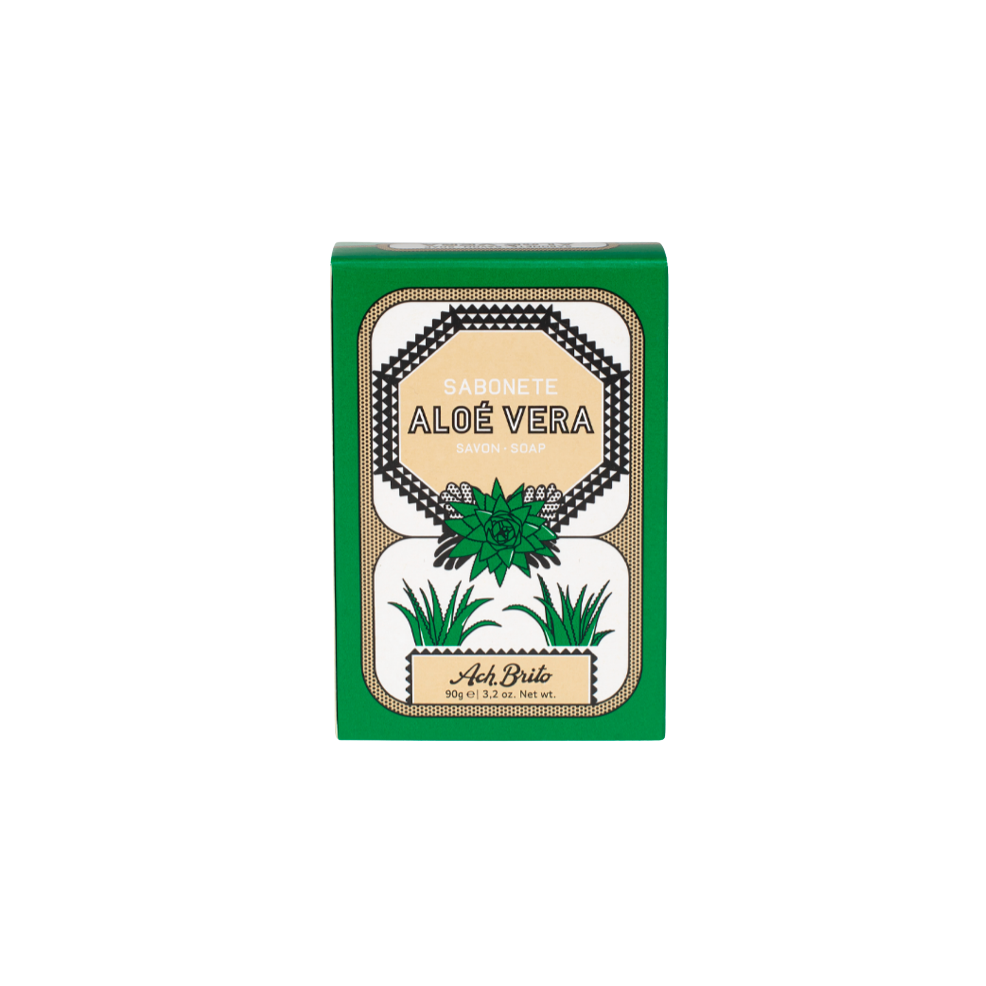 Ach Brito speciality soap aloe vera 90g front view packaging