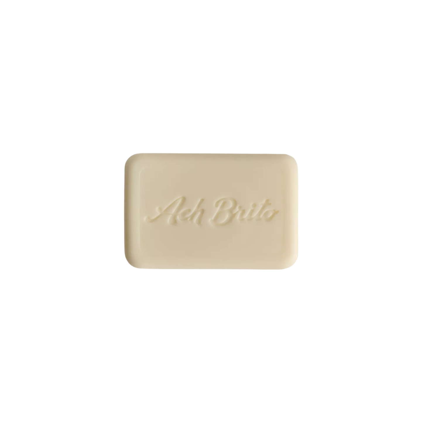 Ach Brito speciality soap goats milk 90g front view unpackaged