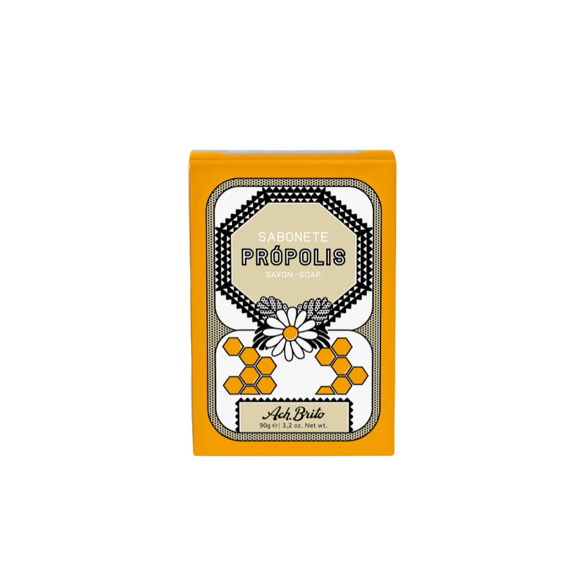 Ach Brito speciality soap propolis 90g front view packaging