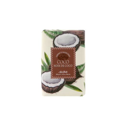Ach Brito vegetable soap coconut 160g front view packaging