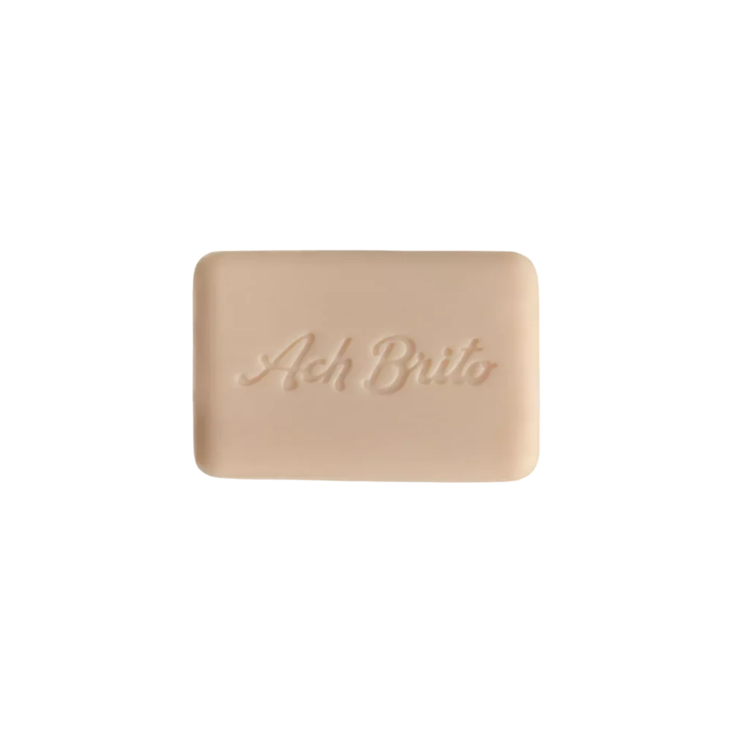 Soap view of Ach. Brito Vegetable Soap 160g, coconut-scented white bar made with a vegetable base, produces creamy lather, eco-friendly, suitable for daily bath or kitchen hand hygiene.