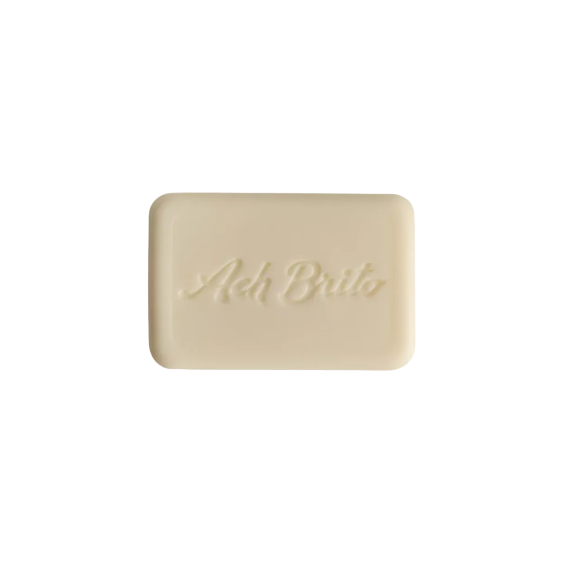 Shown the soap from Ach. Brito Vegetable Soap 160g, fig-scented light beige bar made with a vegetable base and sweet almond oil, produces creamy lather, eco-friendly, suitable for daily bath or kitchen hand hygiene.