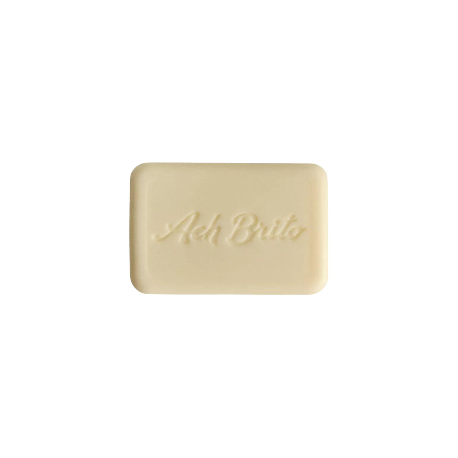Ach Brito vegetable soap lemon 160g front view unpackaged