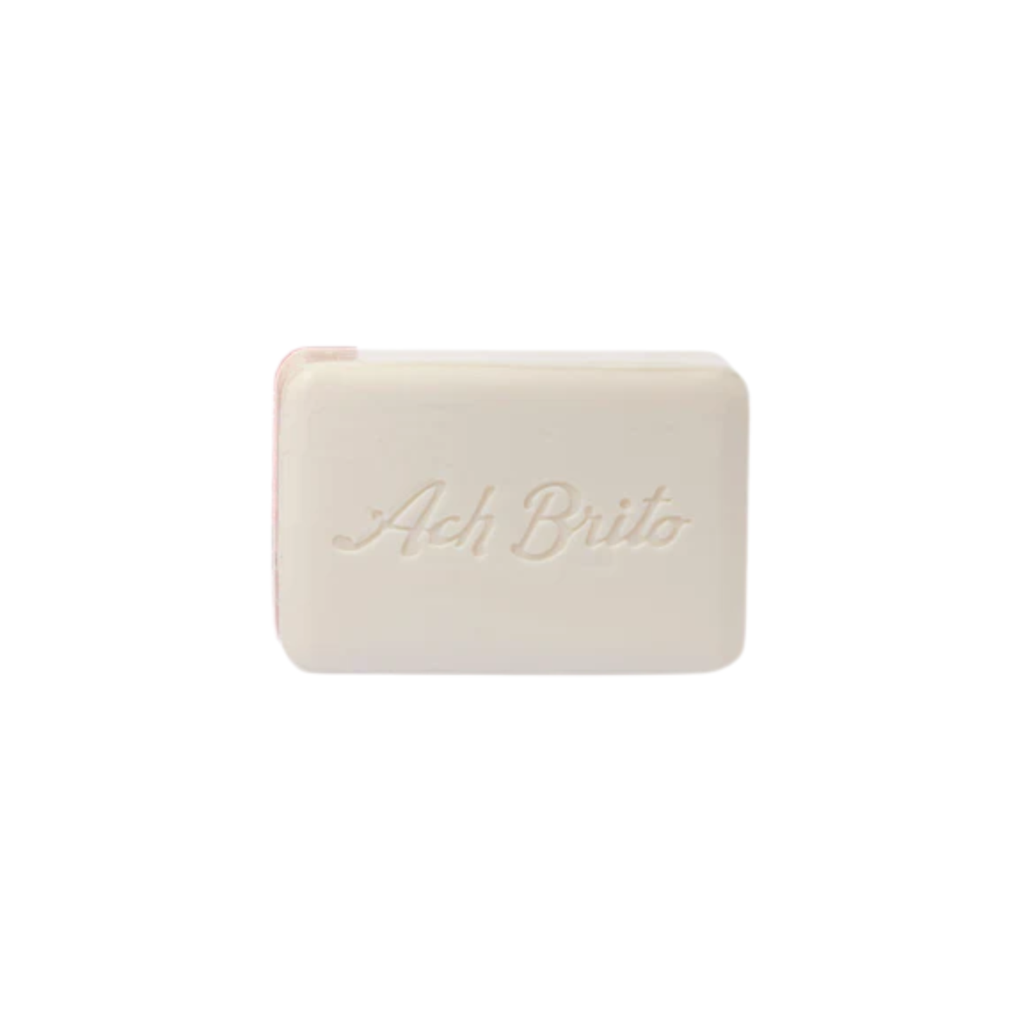 Soap view from Ach. Brito Vegetable Soap 160g, soft red tomato-scented bar made with a vegetable base, creamy and abundant lather, eco-friendly, perfect for daily bath or kitchen hand washing.