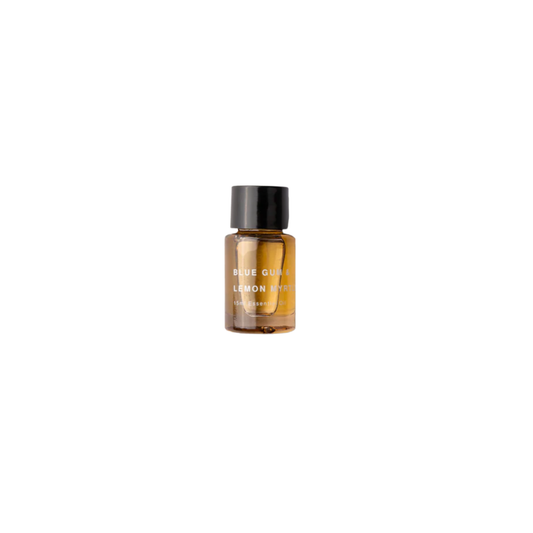 Addition Studios blue gum lemon myrtle essential oil out of packaging