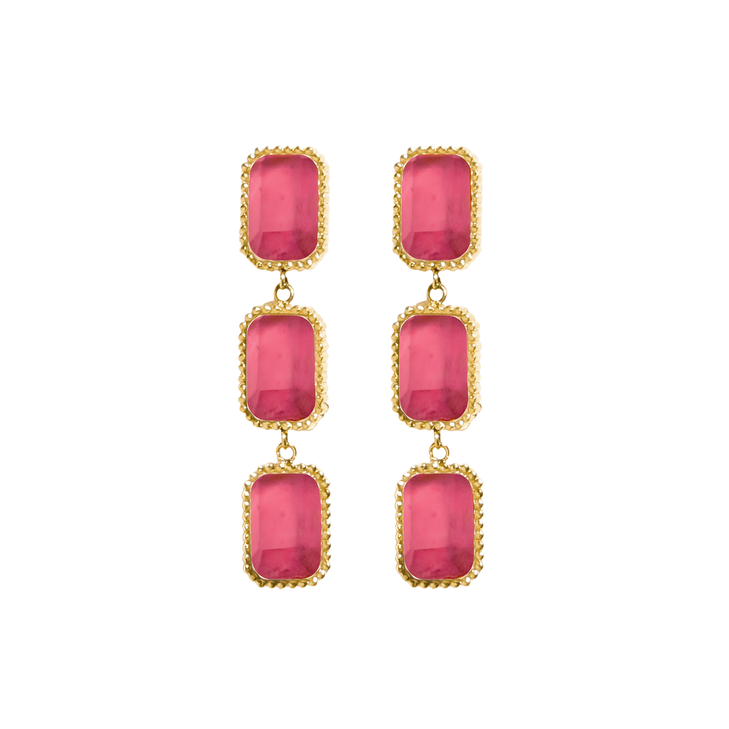 Earrings Kleio Rose Agate