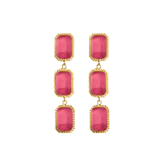 Earrings Kleio Rose Agate