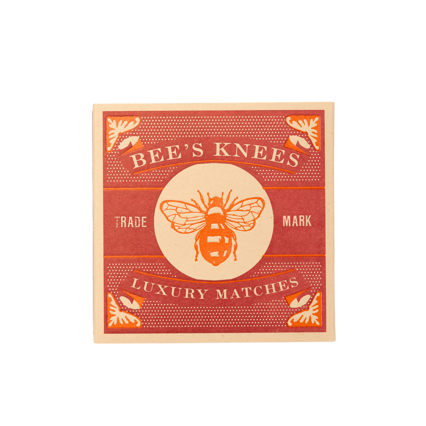 Luxury matches bees knees matches front view