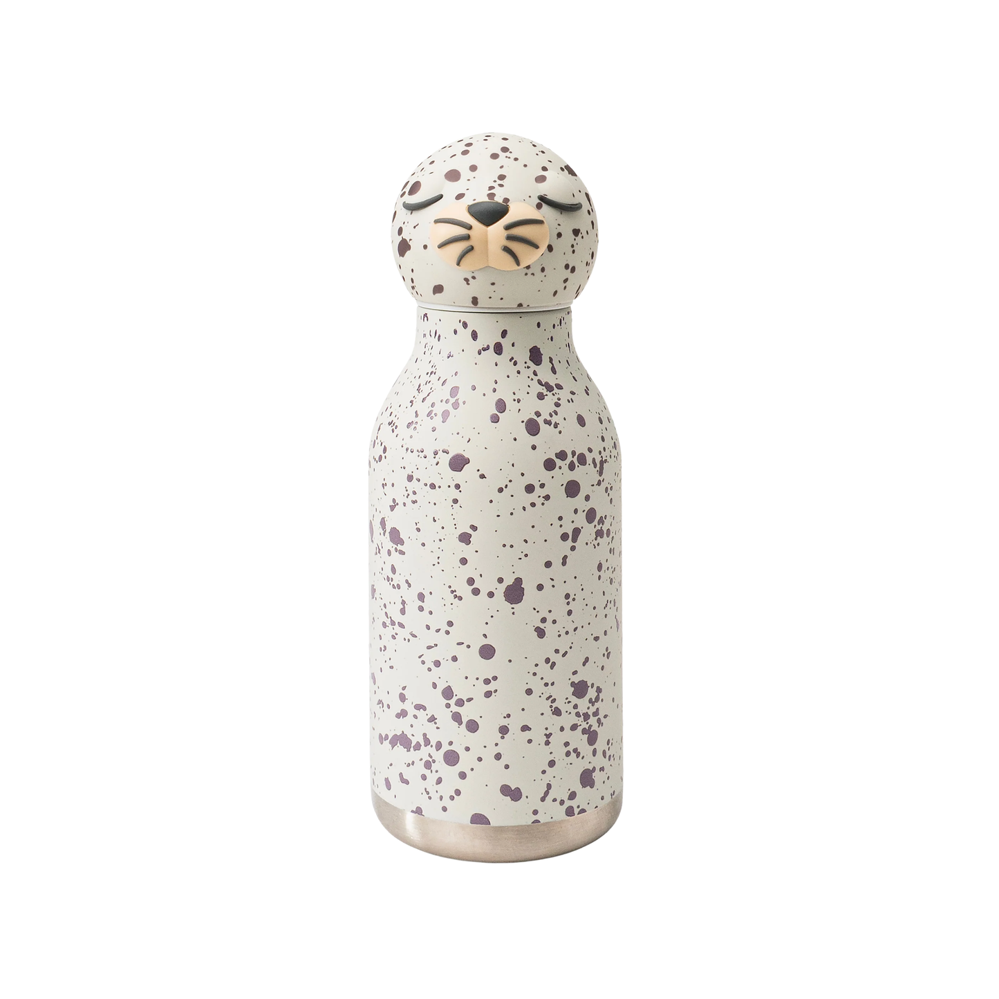 Front view of the Asobu Bestie Bottle 460ml Seal with brown spots.