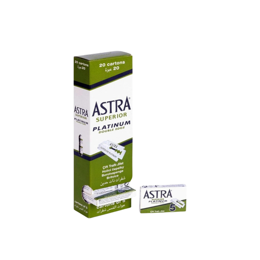 Bulk pack of Razor Blades (pack of 5) Astra Platinum