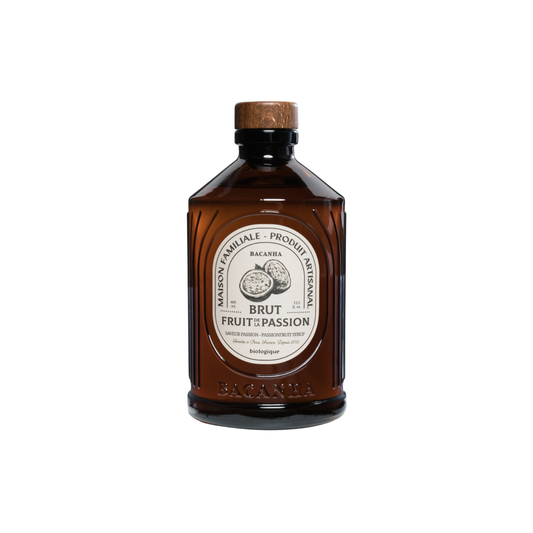 Front view of bacahna sirop passion fruit 400ml