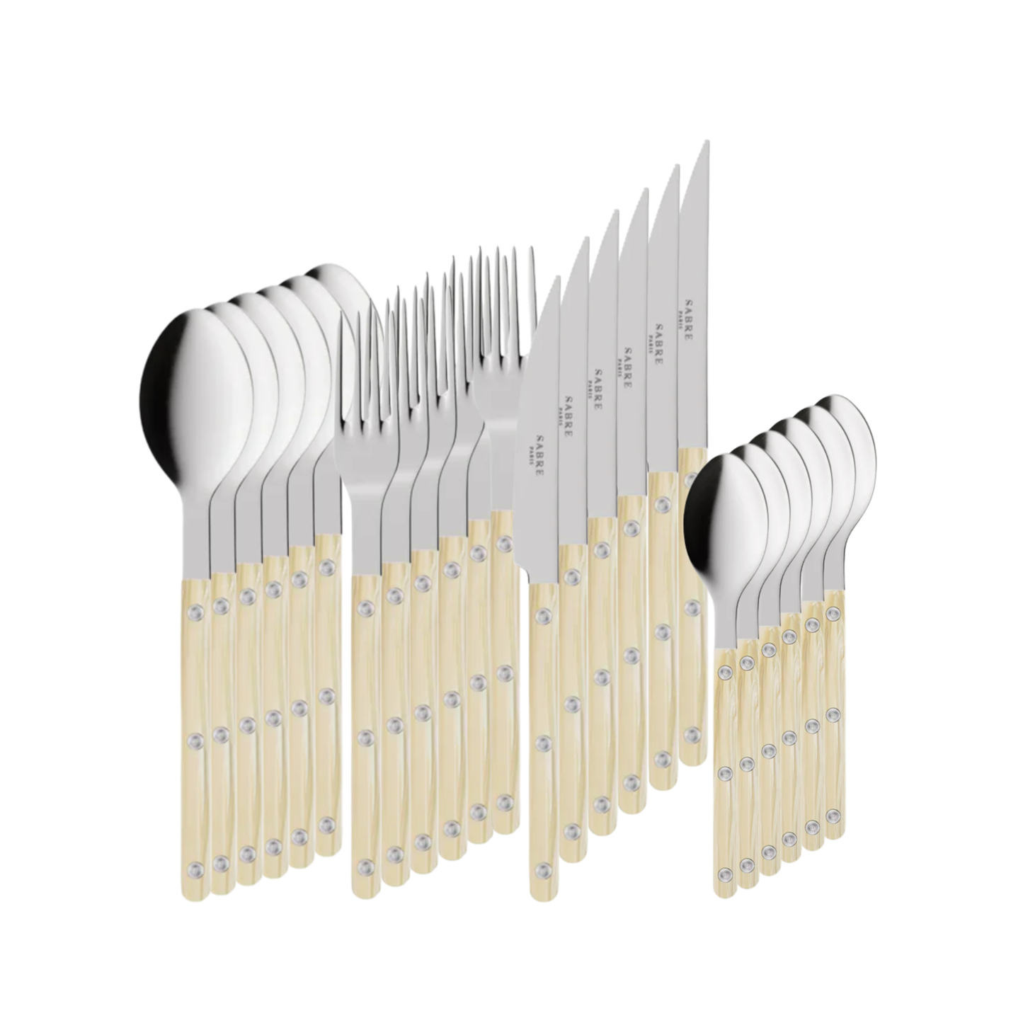 Bistrot Cutlery Horn 24 Piece Set