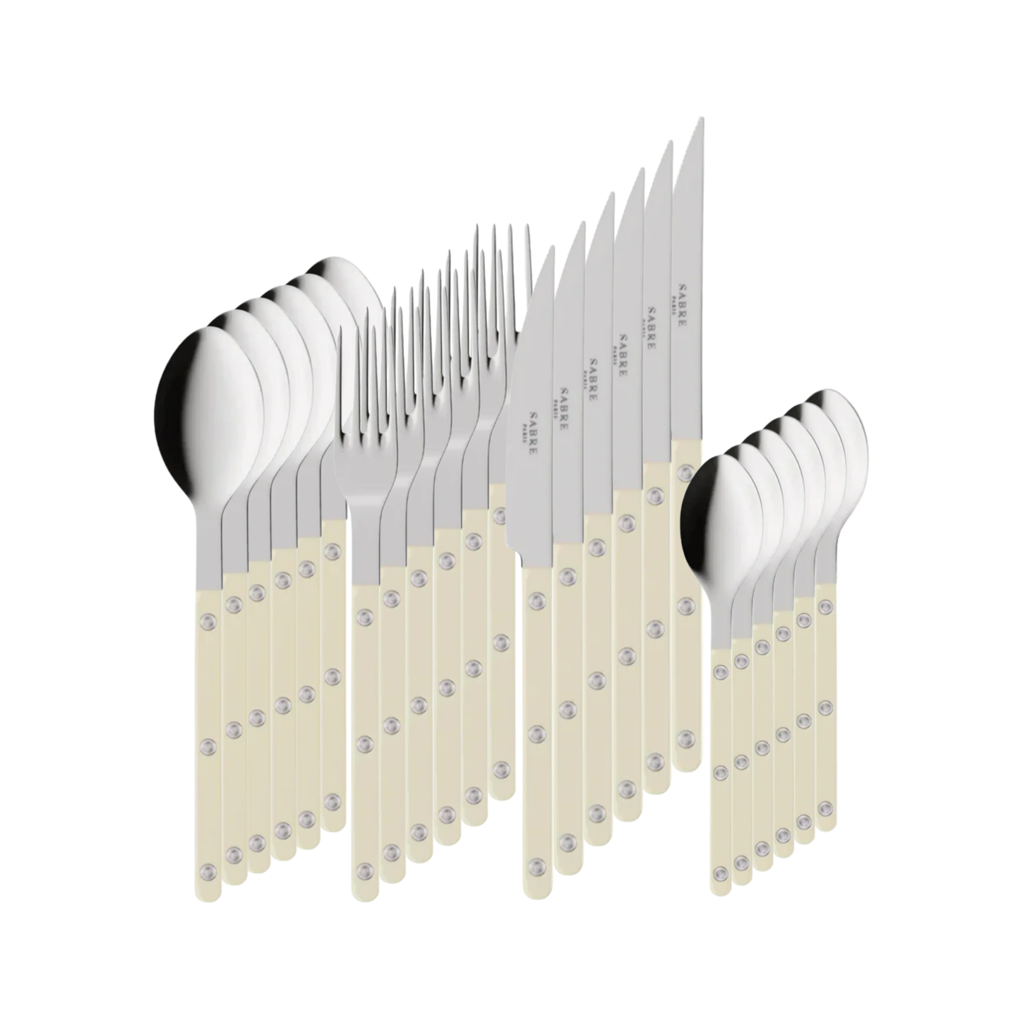 Bistrot Cutlery Ivory 24 Piece Set