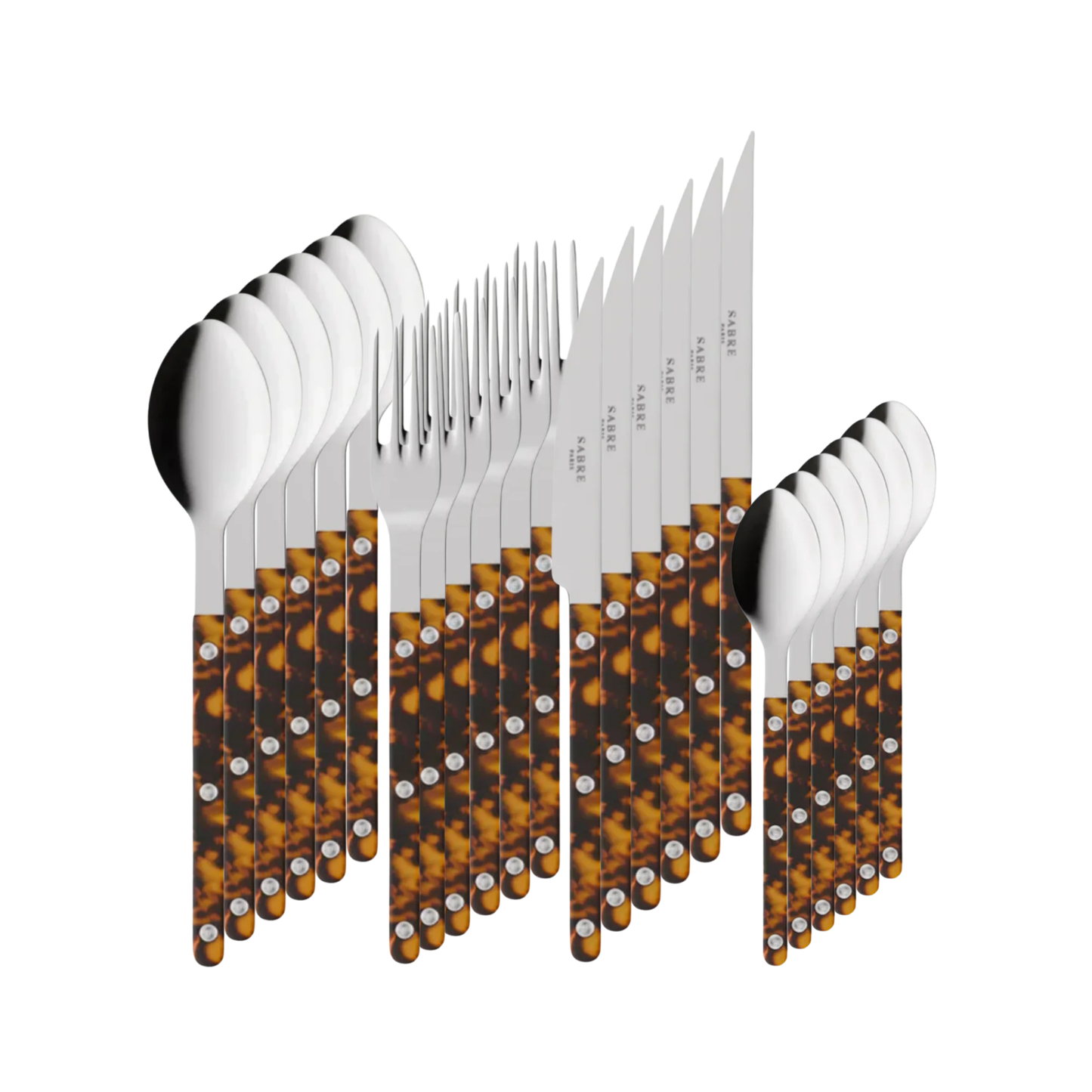 Bistrot Cutlery Tortoise 24 Piece Set