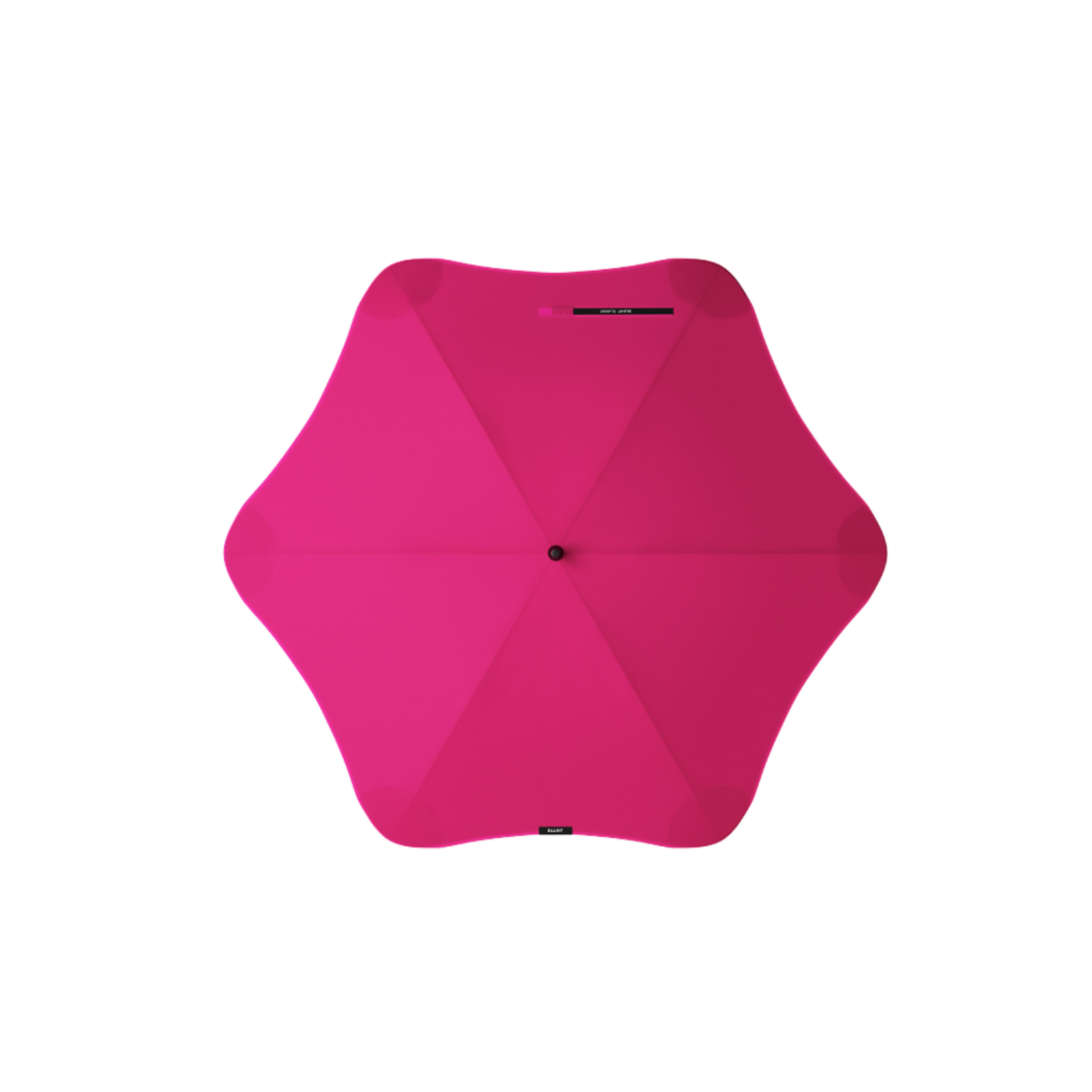 Blunt pink classic umbrella open top view