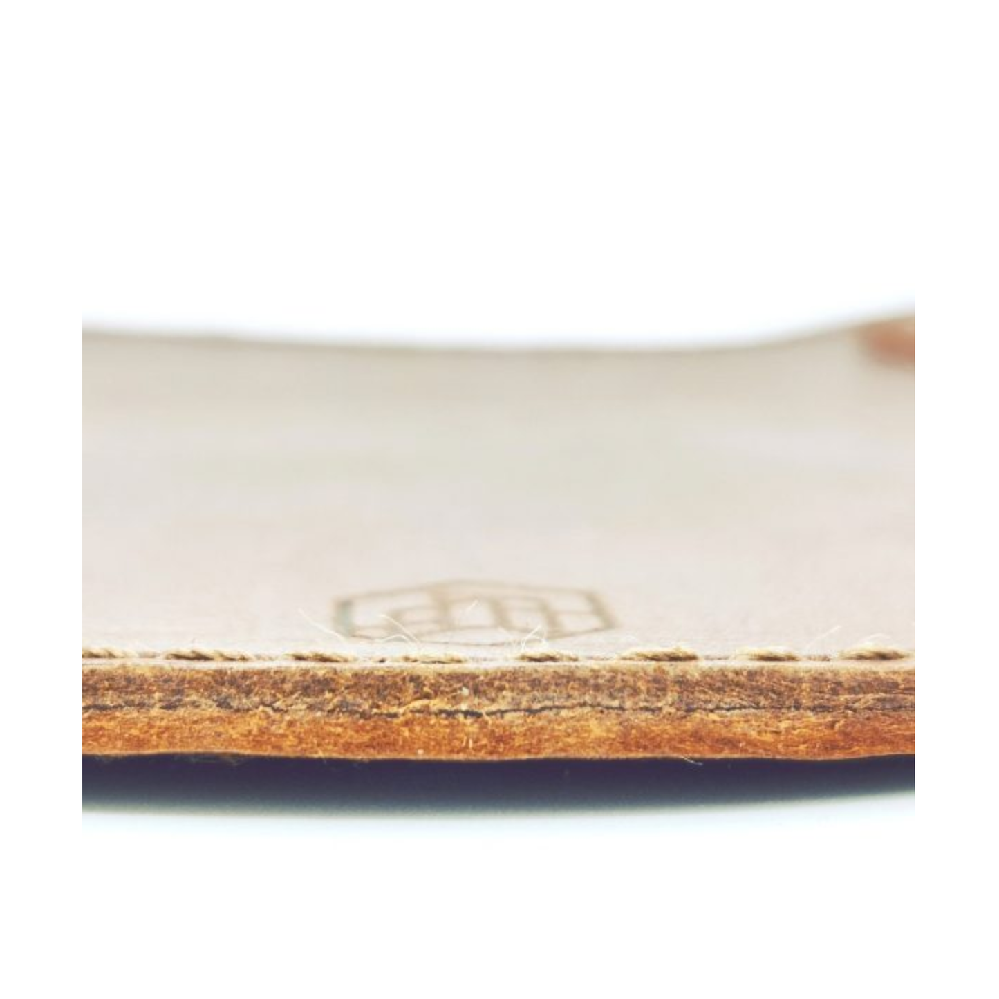 Thick buffalo Leather from the Brut Homeware classic oyster knife set featuring a stainless steel knife with acacia wood handle, presented in a black box-an elegant and durable toolset for seafood enthusiasts.