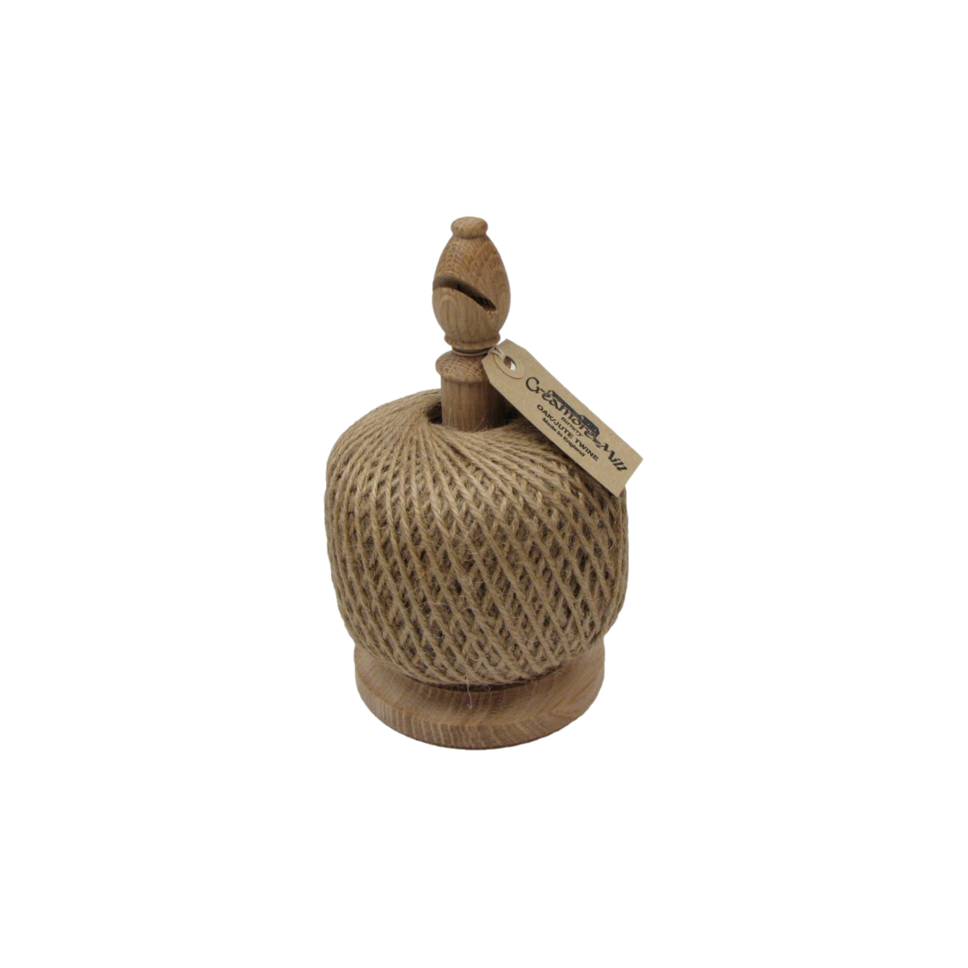 Twine stand with cutter natural front view