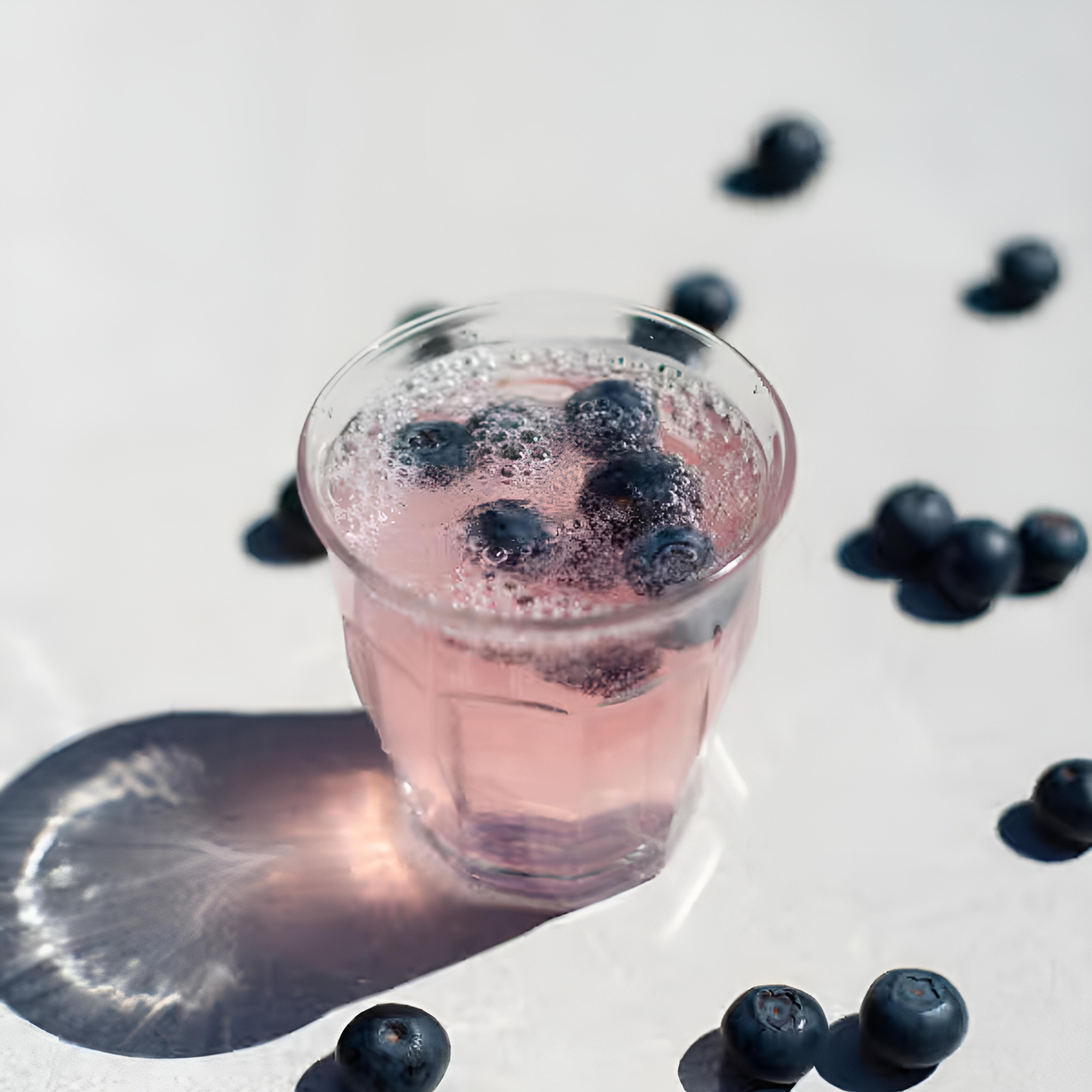 Clear Duralex Picardie tempered glass tumbler filled with juice, showing its thick base and clear and durable French tempered glass design.