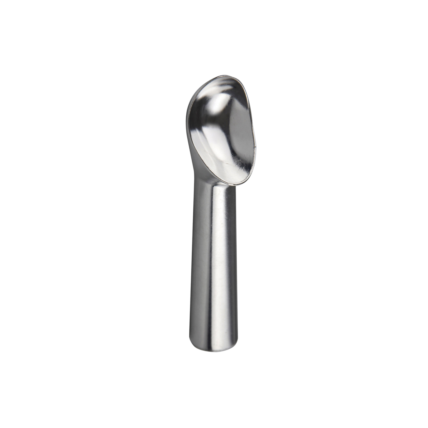 Aliminium ice cream scoop front view