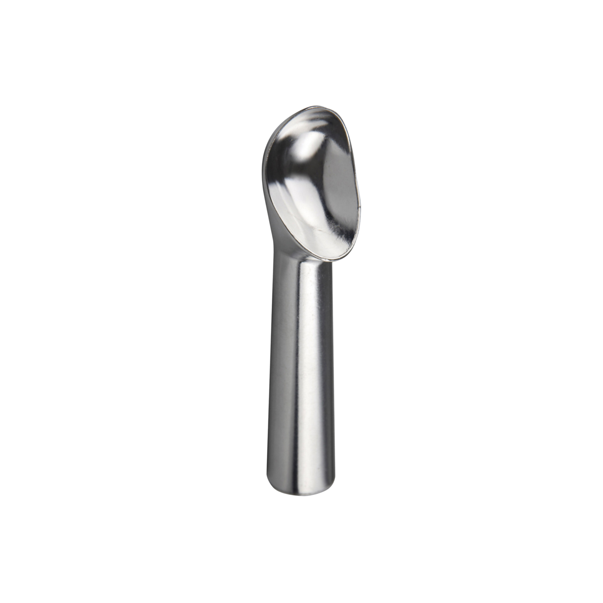 Aliminium ice cream scoop front view